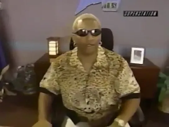 WCW Thunder: Scott Steiner & The Cat - Backstage (28 Июня 2000)