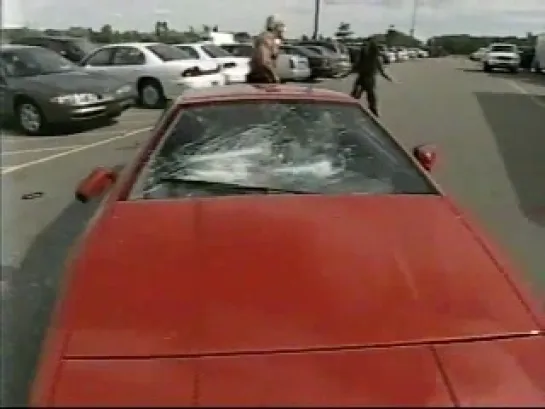 WCW Nitro: Scott Steiner smashes Stevie Ray's car (18 Июля 2000)