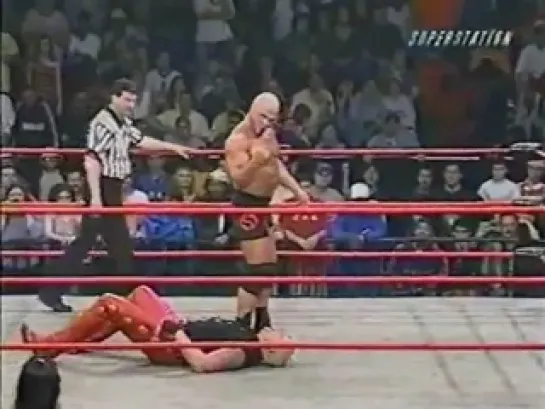 WCW Thunder: Scott Steiner & Jeff Jarrett Vs. Dustin Rhodes (21 Марта 2001)