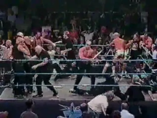 WCW Thunder: Scott Steiner Break Man's leg (14 Февраля 2001)