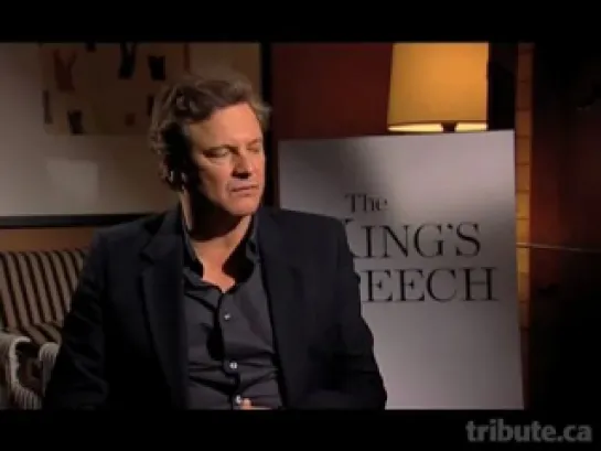 Colin Firth. The King's Speech Interview.