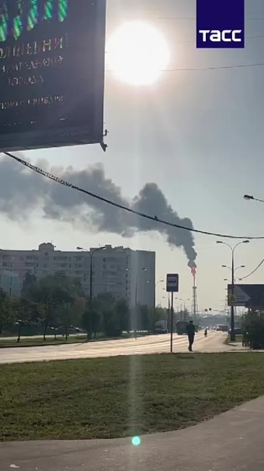 Обстановка в районе московской НПЗ