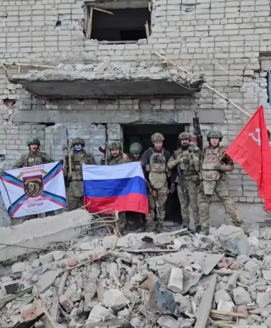 🇷🇺 Бойцы 1-й Славянской бригады освободили н.п. Железное под Торецком!