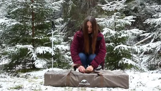 Winter Camping in Snowstorm _ Solo Overnight in the woods _ Cozy ASMR