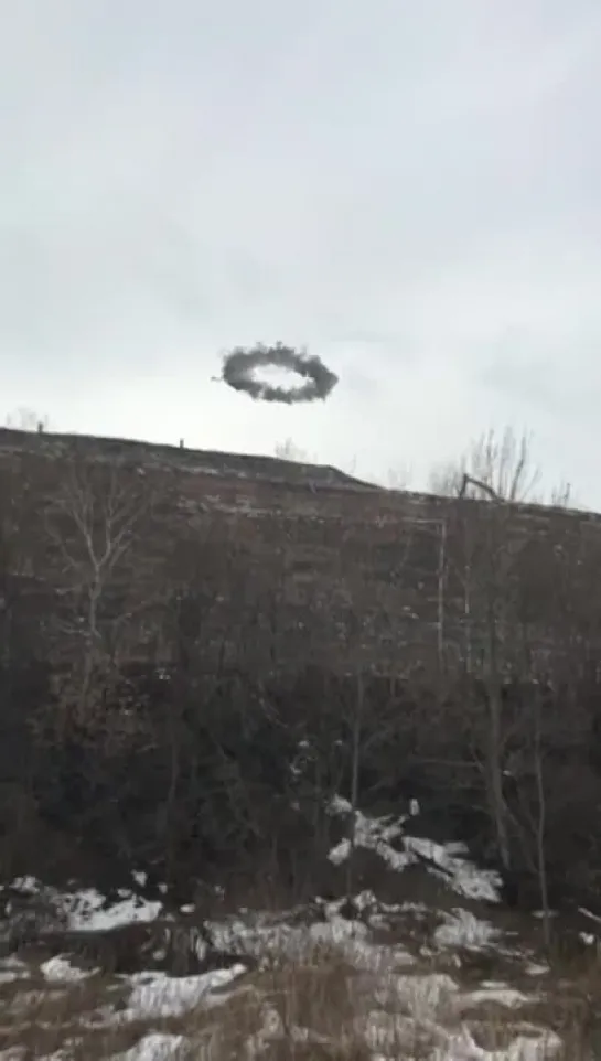 В Подмосковье сняли на видео странное черное «облако»