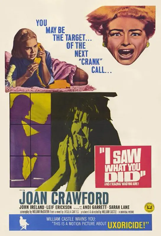 Jugando con la muerte / I Saw What You Did and I Know Who You Are!(1965)  Esp , Cast