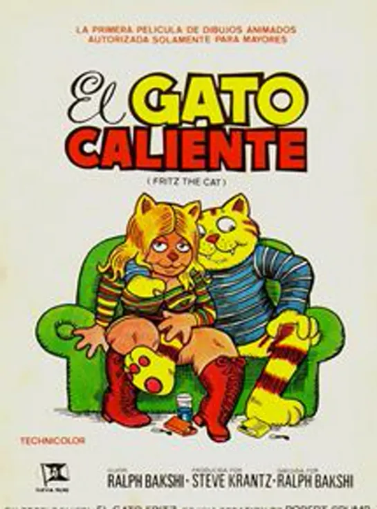 El gato caliente / Fritz The Cat (1972)  Esp , Cast