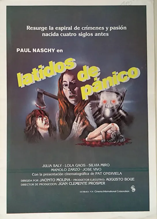 Latidos de pánico  / Panic Beast (1983)  Esp . Cast ,  Subt  Ing