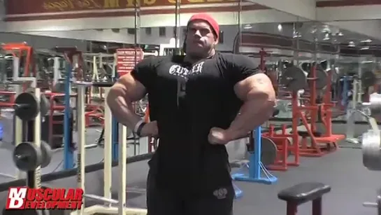 Jay Cutler Trains Chest 44 Days Out from the 2011 Olympia