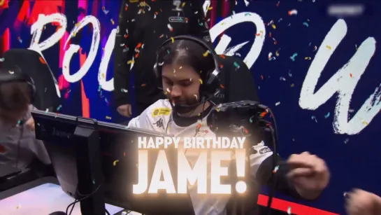 Happy birthday, Jame!