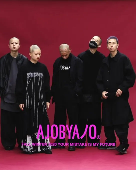 AJOBYAJO "YOUR MISTAKE IS MY FUTURE" F/W 2020 Campaign