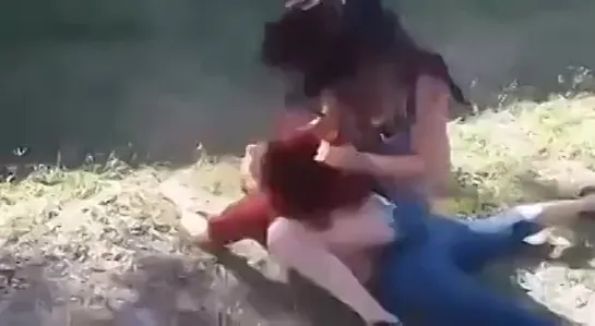 redhead gets beat