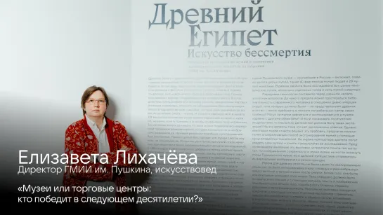 VK Лекторий | Елизавета Лихачёва | Музеи или торговые центры: кто победит в следующем десятилетии?