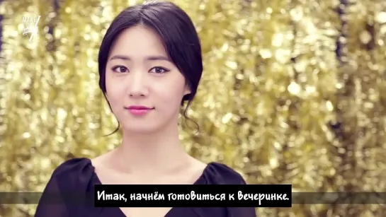 [rus sub] Hyo young's Beauty Vlog - Gold make up