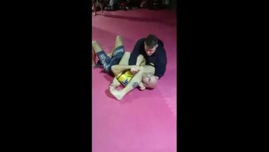 Armbar to choke