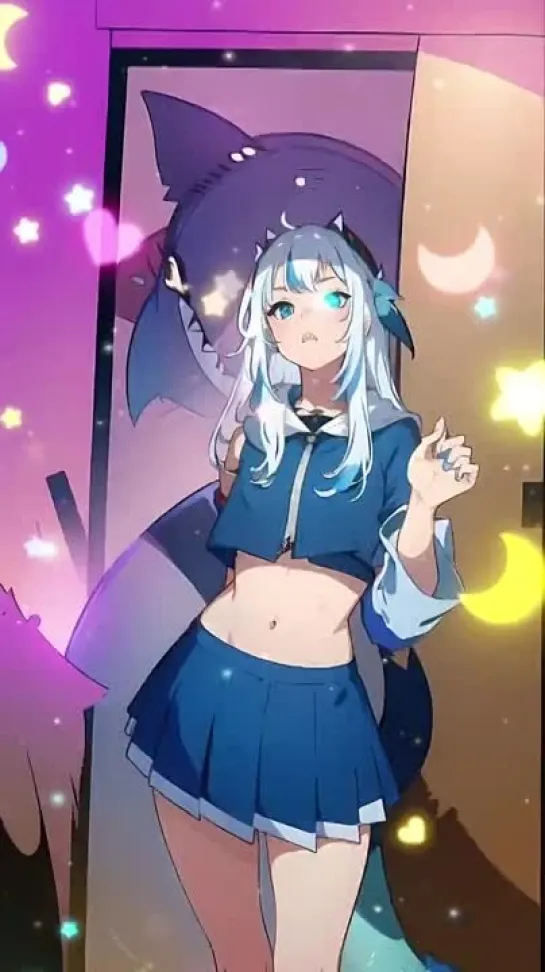 Gawr Gura - tik-tok animation. tik-tok dance. (Artist: @faeit) [Hololive | Virtual YouTuber]