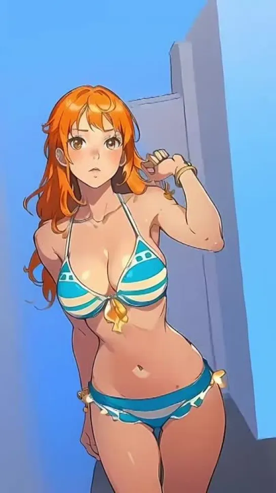 Nami - tik-tok animation. tik-tok dance. (Artist: @faeit) [One Piece]