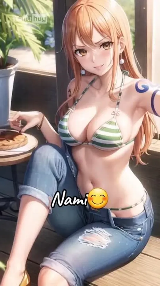 Nami - tik-tok animation. (Artist: @WaifuHug) [One Piece]