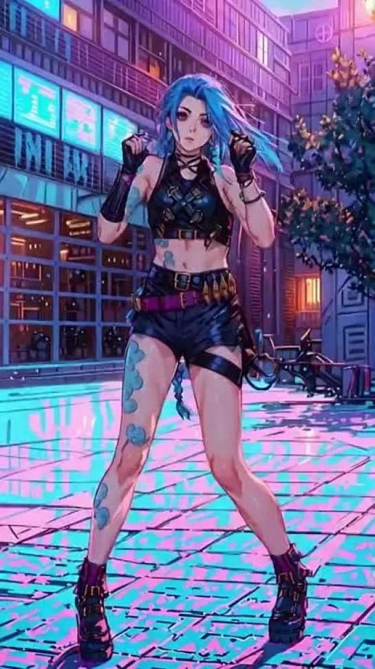 Jinx - tik-tok animation. tik-tok dance. (artist: @witwizards) [LoL | League of Legends]