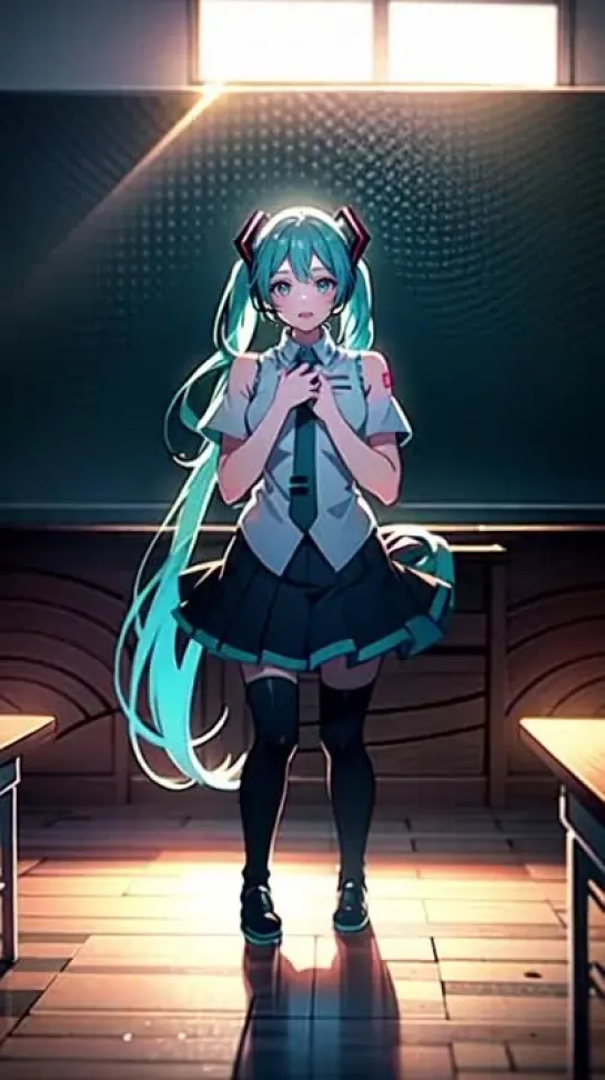 Miku Hatsune - tik-tok animation. tik-tok dance. (Artist: @Ai_Things) [Vocaloid]