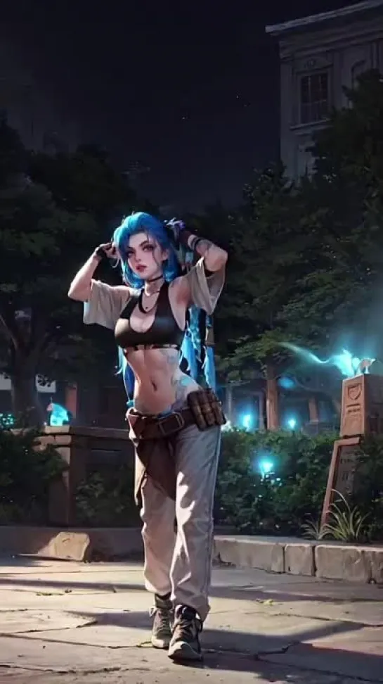 Jinx - tik-tok animation. tik-tok dance. (Artist: @Ai_Things) [LoL | League of Legends]