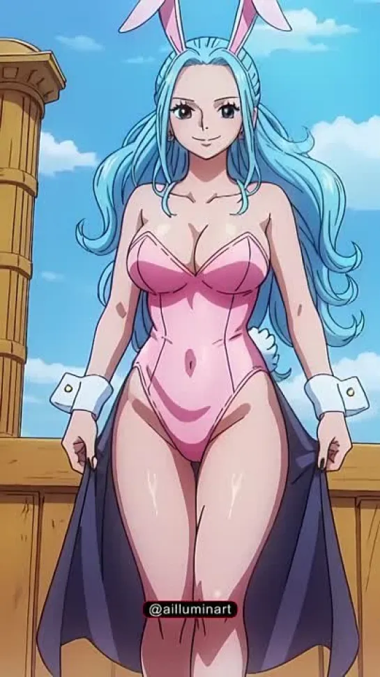 Nefertari Vivi - tik-tok animation. (Artist: @ailluminart) [One Piece]