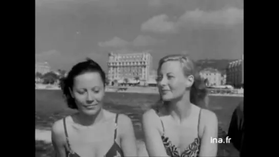 Festival de Cannes 1946 - Jean DELANNOY et Michèle MORGAN (La Symphonie pastorale)