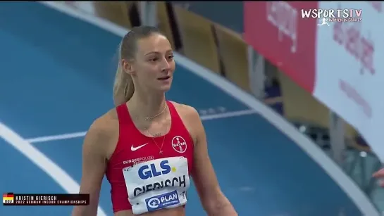 Kristin Gierisch - Triple Jump _ 2022 German Indoor Championships