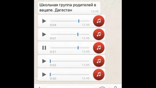 Группа родителей школьников из Дагестана пообщались в WhatsApp