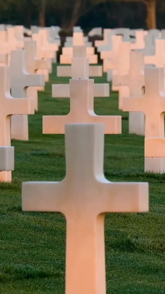 Archival and aerial footage of significant sites markthe 75th anniversary of D-Day