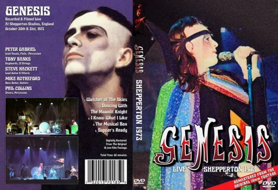 Genesis feat. Peter Gabriel : Live In Concert 1973 Shepperton (Remasted).