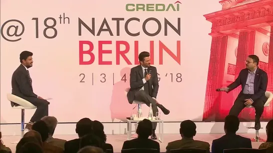 Get motivated as you watch Anil Kapoor LIVE only at #CREDAINatcon18 in Berlin