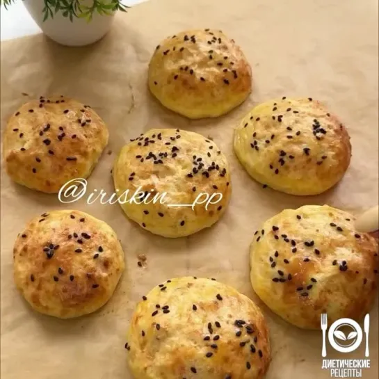 Булочки с курицей и сыром