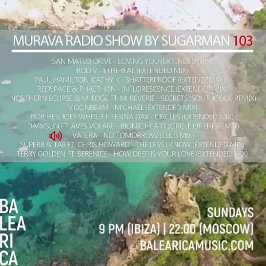 Murava radioshow by Sugarman | 103 | 25.02 | Balearica Music radio | Ibiza'2024!