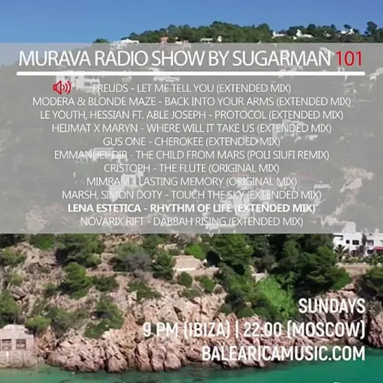 Murava radioshow by Sugarman | 102 | 18.02 | Balearica Music radio | Ibiza'2024!