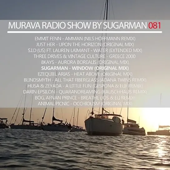 Murava radioshow by Sugarman | 081 | 17.09 | Balearica Music radio | Ibiza'2023!