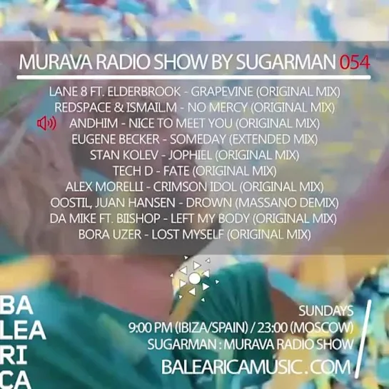 Murava radioshow by Sugarman | #054 | 26.02 | Balearica Music radio | Ibiza'2023