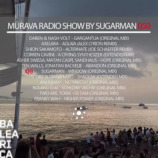 Murava radioshow by Sugarman | #050 | 29.01 | Balearica Music radio | Ibiza'2023