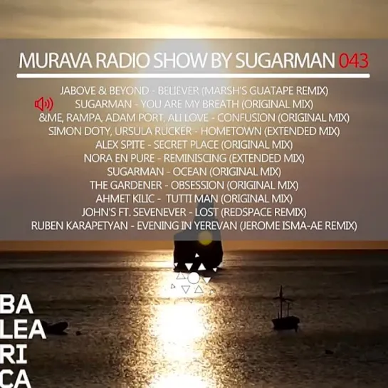 Murava radioshow by Sugarman #043 | 11.12 | Balearica Music radio | Ibiza'2022