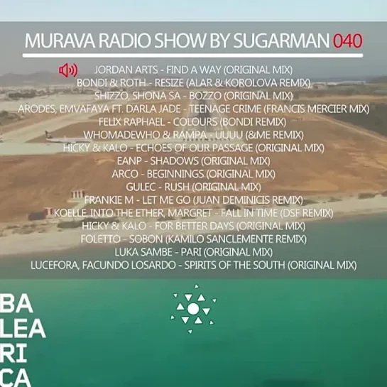 Murava show by Sugarman #040 | 20.11 | Balearica Music radio | Ibiza'2022