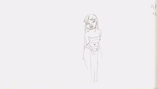 The Road to El Dorado - pencil test