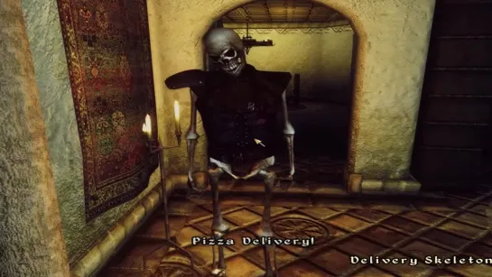 Ordering Pizza in Oblivion