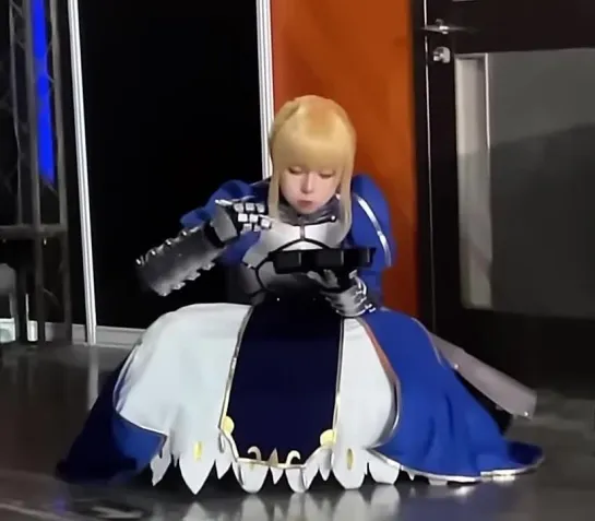 Saber won’t stop eating…