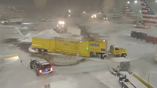 Giant snow melter at O'Hare!