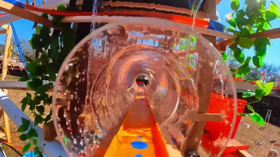 Hot Wheels Aquapark Track with Waterfalls and Waterslides (BOOSTED)