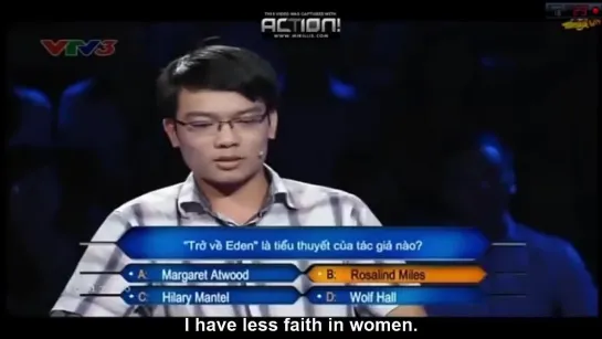 "I have less faith in women"