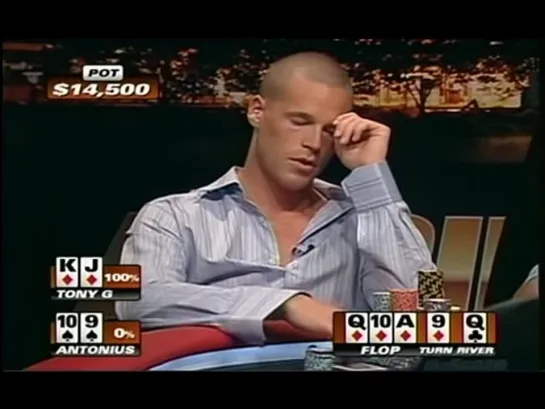 Tony G Flops Royal Flush Aussi Millions