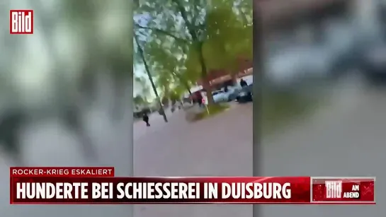 Арабские преступники против байкеров в Германии (Duisburg)