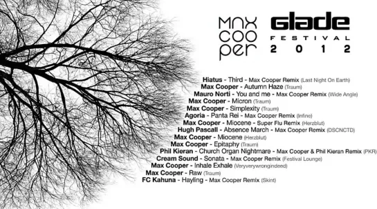 Max Cooper - Panacea - Glade Festival 2012 Live Podcast