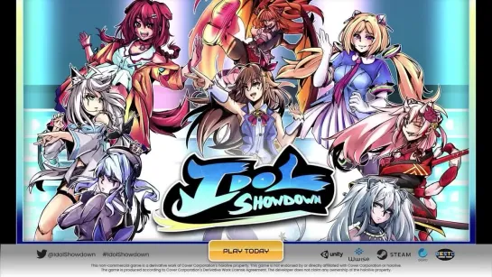 Idol Showdown Official Launch Trailer  hololive Fighting Game.webm